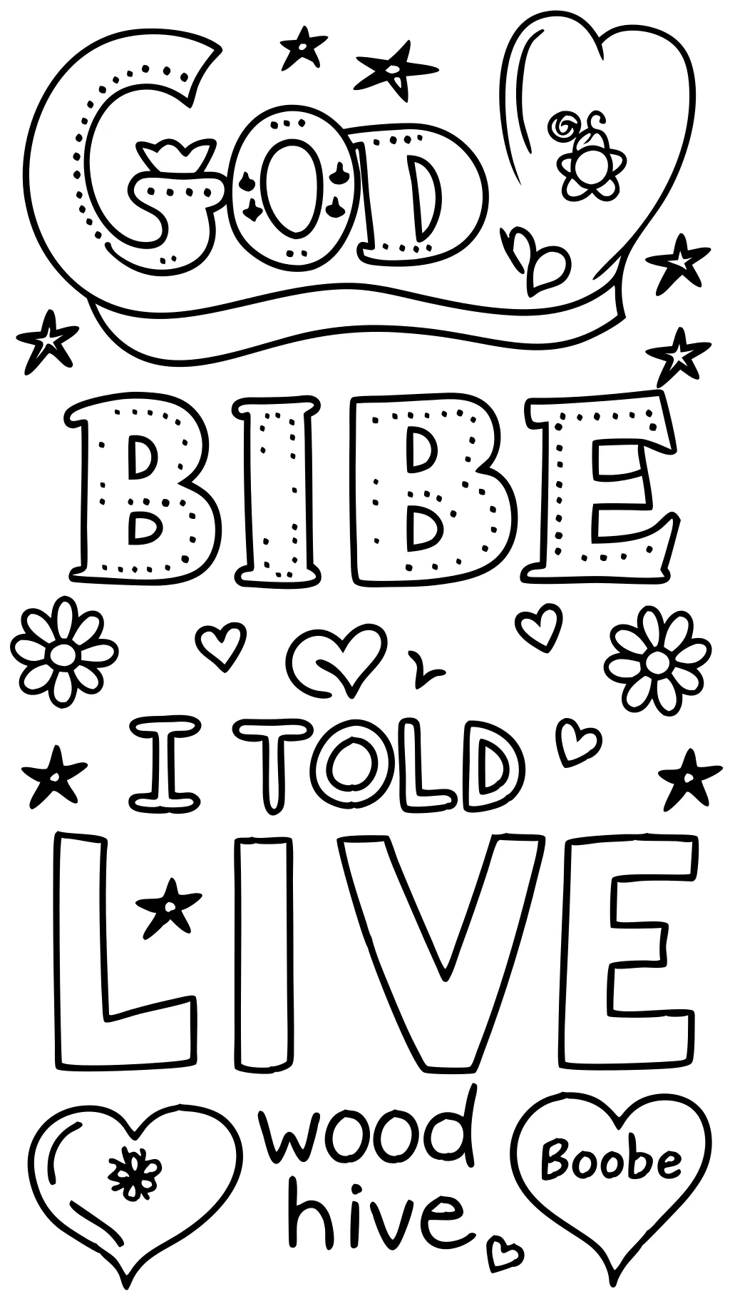 coloriages de vers de la Bible facile